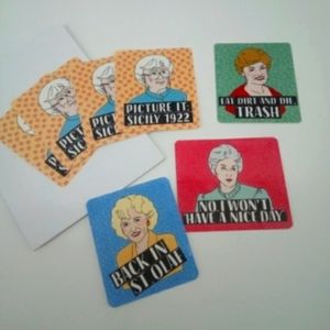 New Golden Girls Stickers 4 Sofia 1 Dorothy 1 Blanche 1 Rose